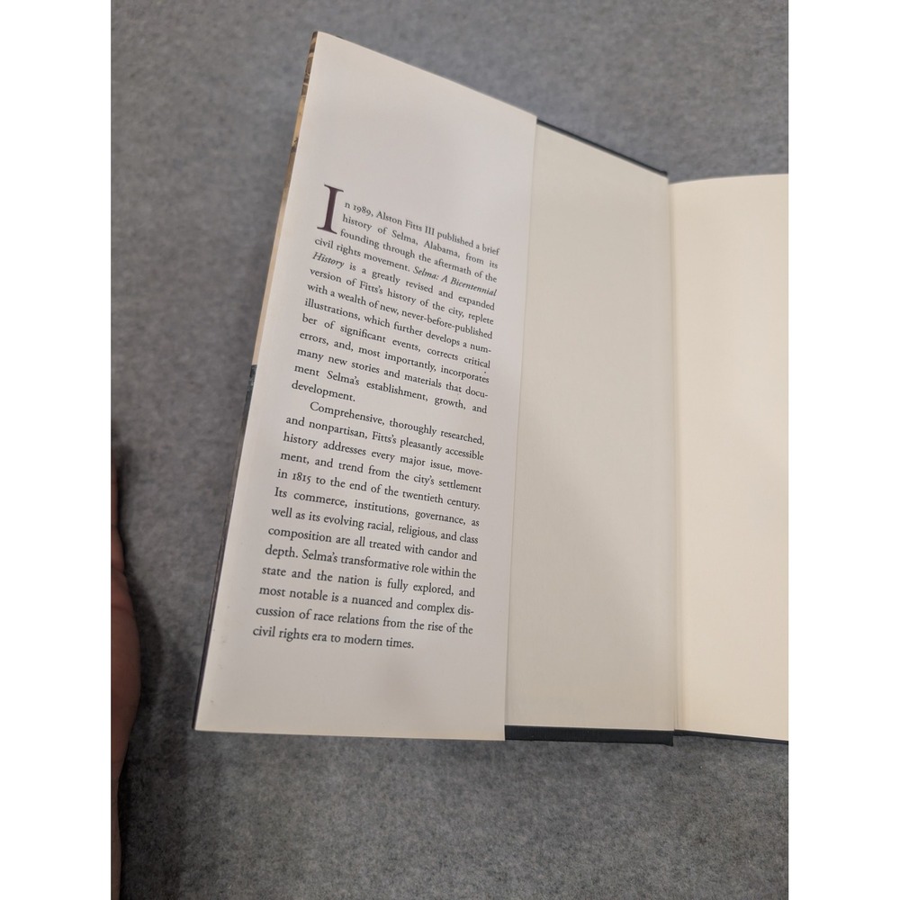 Selma A Bicentennial History Alston Fitts III Signed Hardcover Alabama‎ History - Picture 4 of 6